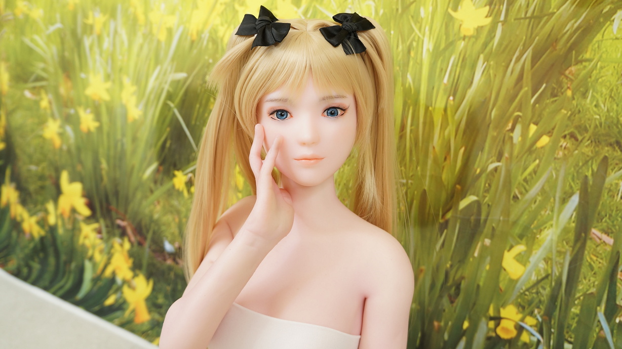 【新古超美品 ホール未使用品】waxdoll Gf05ヘッド 85cm Aaカップ リアルメイク付き ゼリー胸 自立加工 眉毛と睫毛の植毛 視点移動 膣の柔らか仕上げ 新骨格 肌色 ホワイト 4294