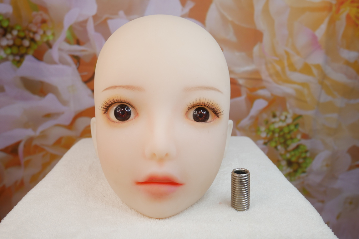 当店オリジナルメイク 美品】MOMODOLL#亜記 ヘッド単品 M16ジョイントボルト 肌色 ホワイト | R DOLL 中古リアルラブドール専門販売