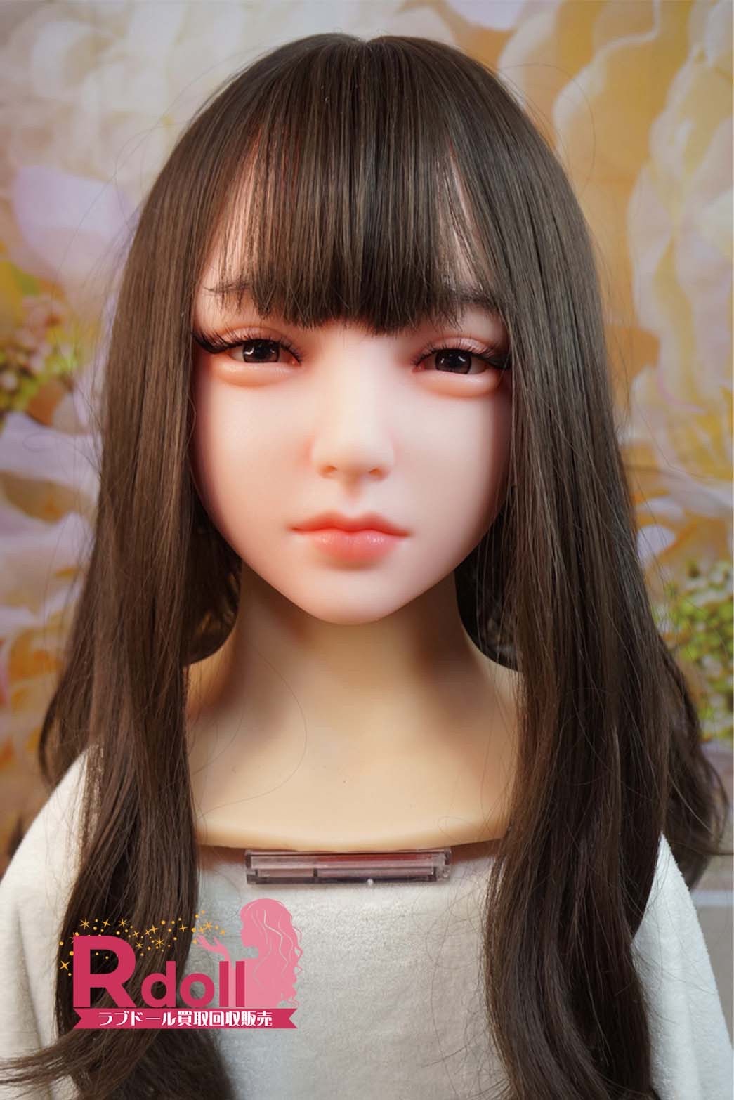 新古美品 ホール未使用品】アート技研(Art-doll) #A6佳奈 ソフトシリコンヘッド単品 オーラル機能付きOP 眉毛下まつげ植毛OP 一体舌付き  視線移動 肌色 ナチュラル | R DOLL 中古リアルラブドール専門販売