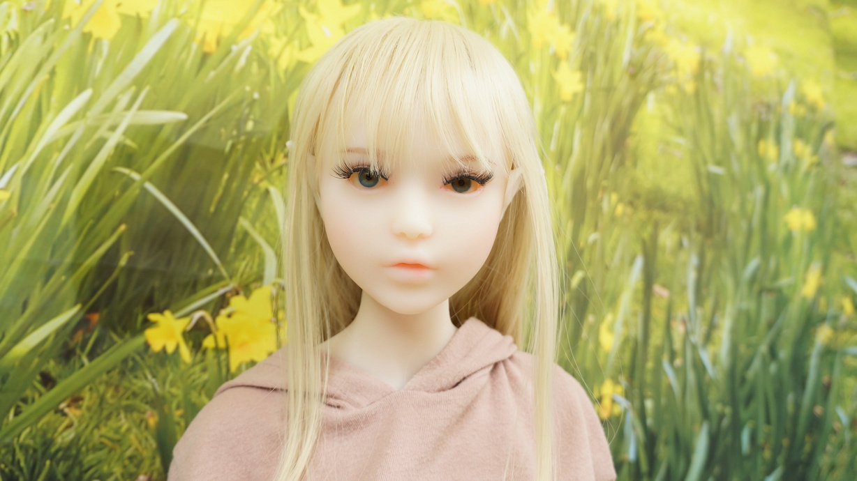 【美品】piperdoll Phoebe 80cm Mini Elf シームレス 中空胸 自立加工 新骨格 肌色 ホワイト 中古リアル